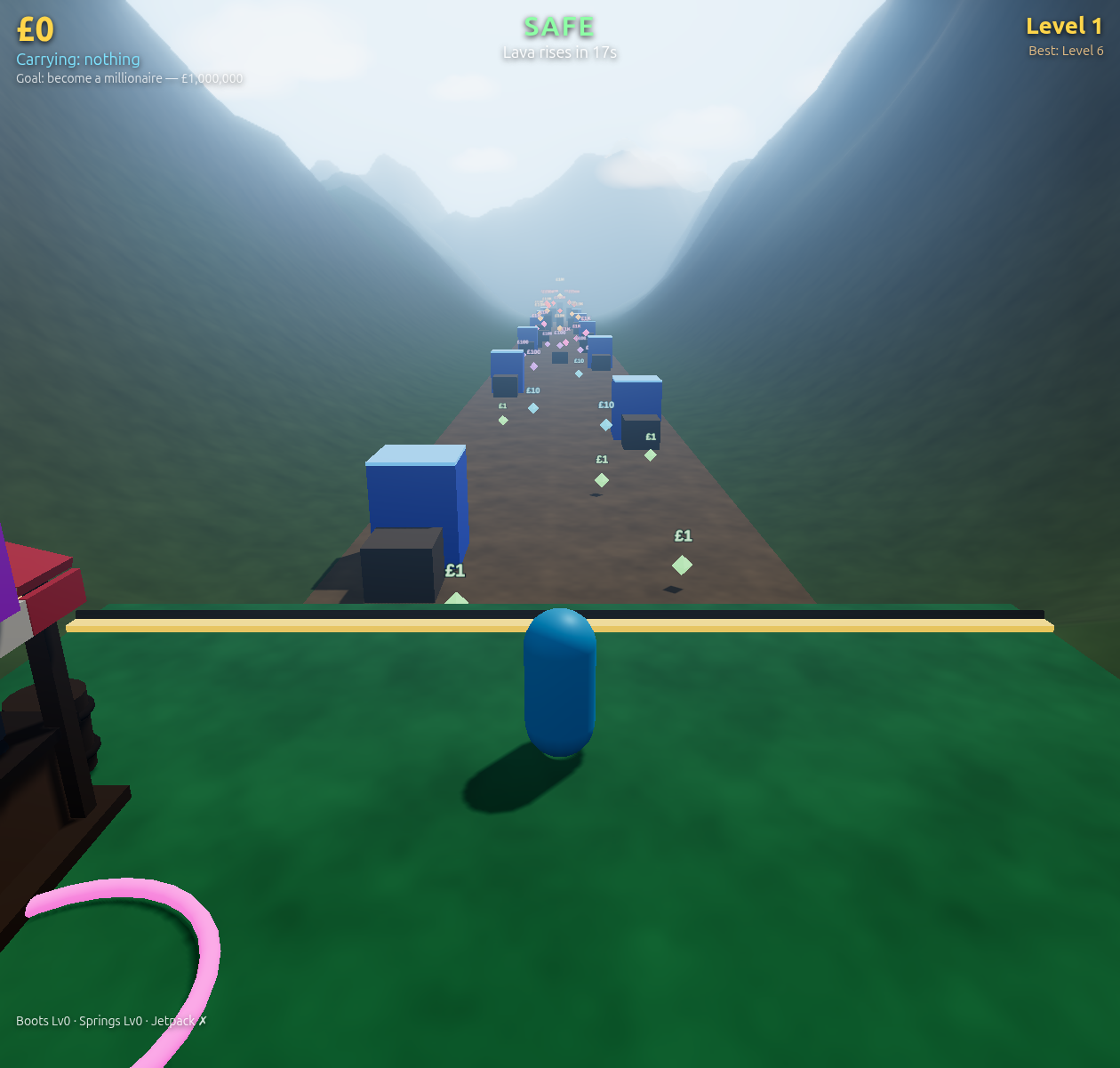 Lava Runner gameplay screenshot